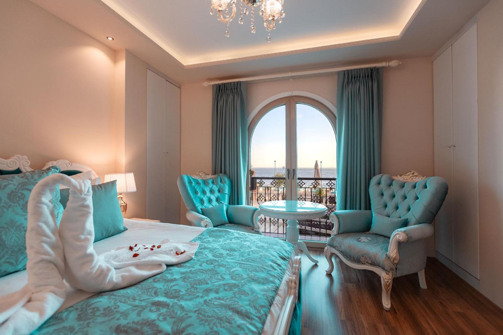 Deluxe Zimmer mit Meerblick – kostenloser gemeinsamer Zugang zum Spa (Selbstnutzung)