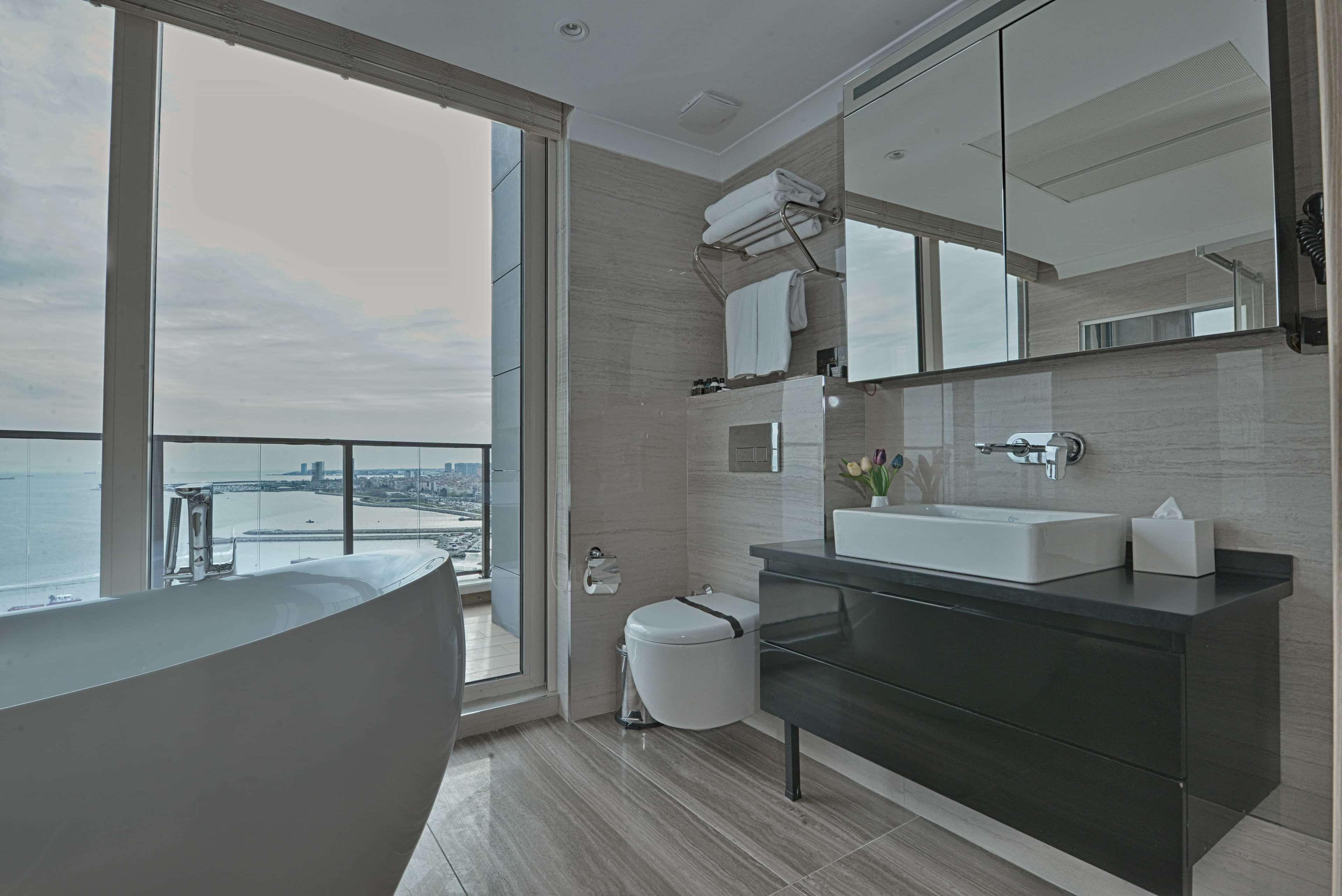 Duplex Suite One Queen Bed Two Single Beds Balcony View