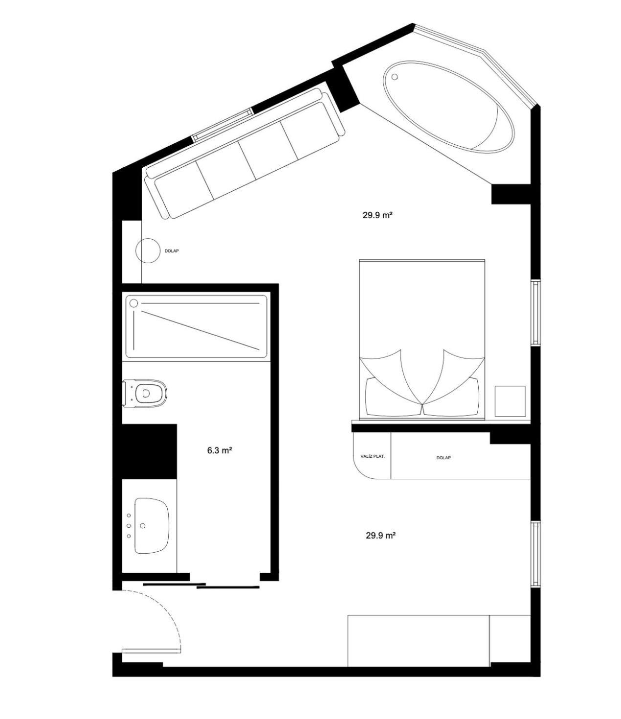 Deluxe Suite Spa Bath