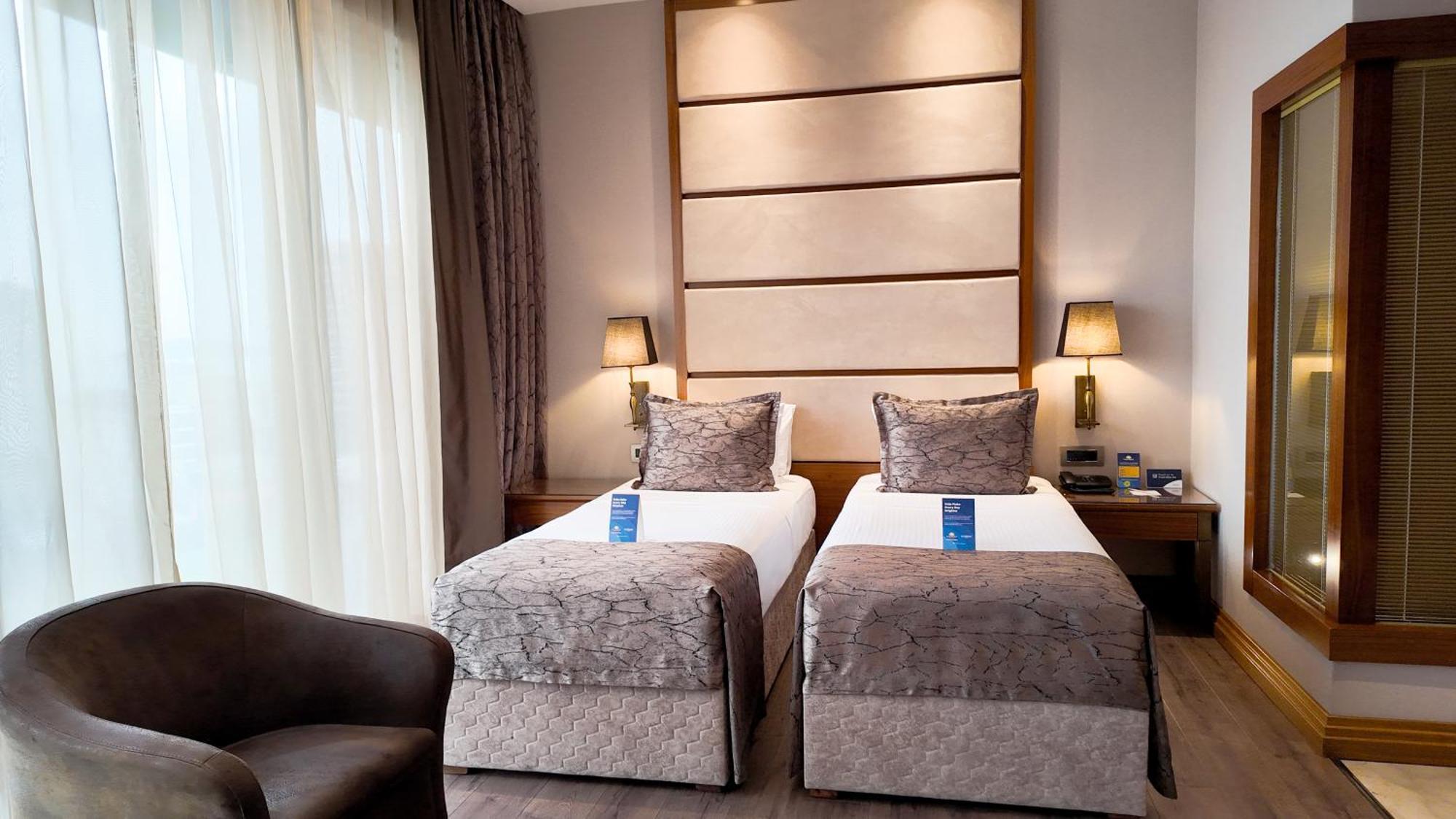 Two Single Beds City View